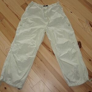 Jaded London Parachute Cargo Pants Sage Green Medium